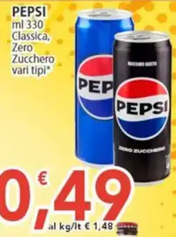 Sidis Pepsi Classica, Zero Zucchero offerta