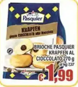 Top Supermercati Brioche Pasquier Krappen al cioccolato offerta