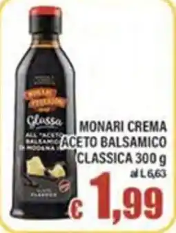 Top Supermercati Monari Crema Aceto Balsamico Classica offerta