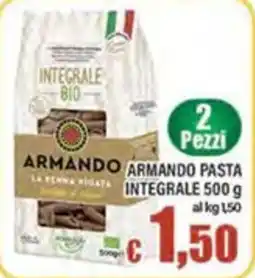 Top Supermercati Armando pasta integrale offerta