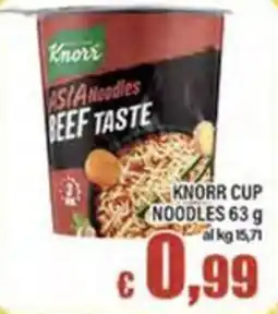 Top Supermercati Knorr Asia Noodles Beef Taste offerta