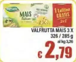 Top Supermercati Valfrutta Mais offerta