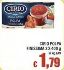 Top Supermercati Cirio polpa finissima offerta