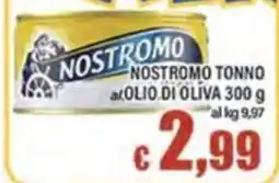 Top Supermercati Nostromo tonno all'olio di oliva offerta
