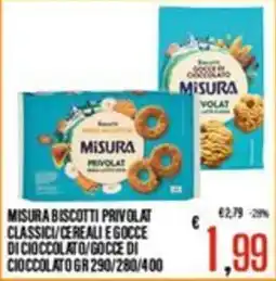 Supermercati EffePiù Misura biscotti privolat offerta