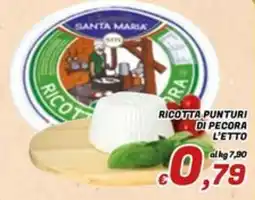 Idromarket Ricotta punturi di pecora offerta