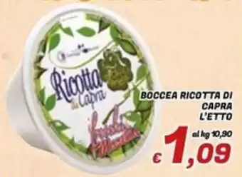 Boccea ricotta di capra