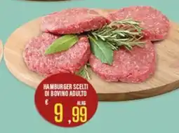 Supermercati EffePiù Hamburger scelti di bovino adulto offerta