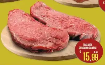 Supermercati EffePiù Tagliata di bovino danese offerta