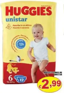 Sacoph Huggies pannolini unistar offerta