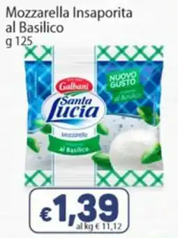 Sidis Mozzarella insaporita al basilico offerta