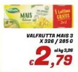 Idromarket Valfrutta Mais offerta