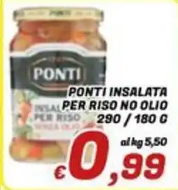 Idromarket Ponti insalata per riso no olio offerta