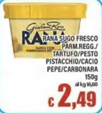 Top Supermercati Rana sugo fresco offerta