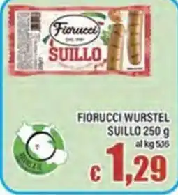 Top Supermercati Fiorucci wurstel suillo offerta