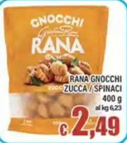 Top Supermercati Gnocchi Rana Zucca / Spinaci offerta