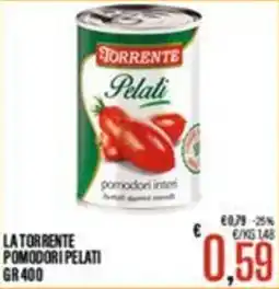 Supermercati EffePiù La Torrente pomodori pelati offerta
