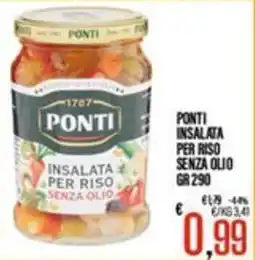 Supermercati EffePiù Ponti insalata per riso senza olio offerta