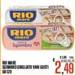 Supermercati EffePiù Rio mare sgombro grigliato offerta