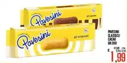 Supermercati EffePiù Pavesini classici cacao offerta