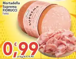 Sidis Mortadella Suprema Fiorucci offerta