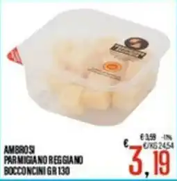 Supermercati EffePiù Ambrosi Parmigiano Reggiano Bocconcini offerta