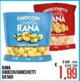 Supermercati EffePiù Gnocchi/Gnocchetti Rana offerta