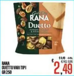 Supermercati EffePiù Rana Duetto vari tipi offerta