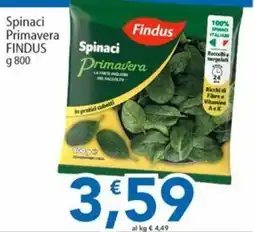 Sidis Spinaci Primavera Findus offerta