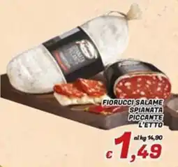 Idromarket Fiorucci salame spianata piccante offerta