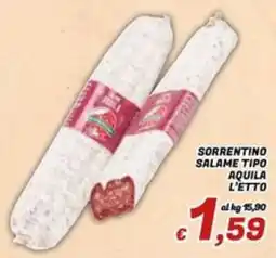 Idromarket Sorrentino salame tipo aquila offerta