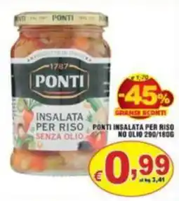 Sacoph Ponti insalata per riso senza olio offerta