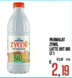 Supermercati EffePiù Parmalat Zymil Latte UHT Bio offerta