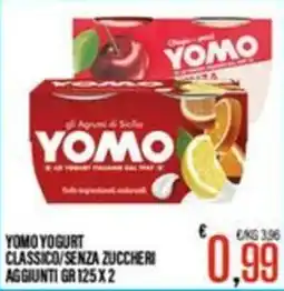 Supermercati EffePiù Yomo yogurt classico/senza zuccheri offerta