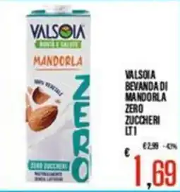 Supermercati EffePiù Valsola bevanda di mandorla zero zuccheri offerta