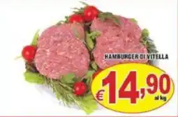 Sacoph Hamburger di vitella offerta