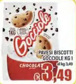 Top Supermercati Pavesi biscotti gocciolè offerta