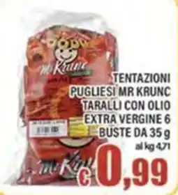 Top Supermercati Taralli con olio extra vergine offerta