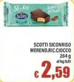 Top Supermercati Scotti siconriso merend.ric.ciocco offerta