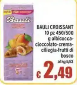 Top Supermercati Bauli croissant offerta