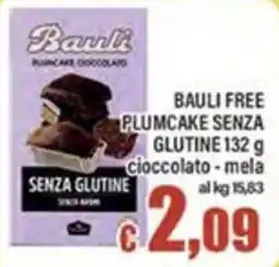 Top Supermercati Bauli plumcake senza glutine cioccolato - mela offerta