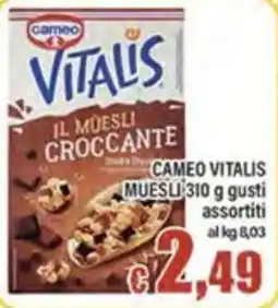 Top Supermercati Cameo Vitalis Muesli offerta
