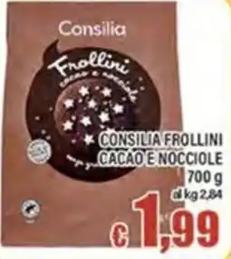 Top Supermercati Consilia Frollini Cacao e Nocciole offerta