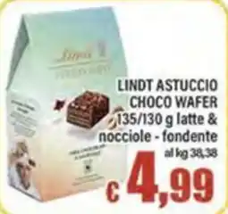 Top Supermercati Lindt astuccio choco wafer offerta