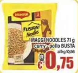 Top Supermercati Maggi Fusian Noodles curry - pollo offerta