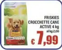 Top Supermercati Friskies crocchette cane active offerta