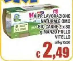 Top Supermercati Hipp lavorazione naturale omo bio carne offerta