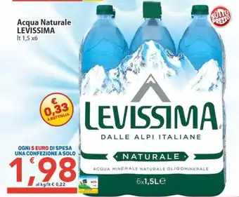 Acqua Naturale Levissima