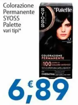 Sidis Colorazione permanente Syoss Palette offerta