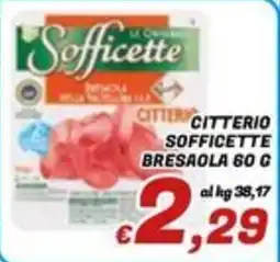 Idromarket Citterio Sofficette Bresaola offerta